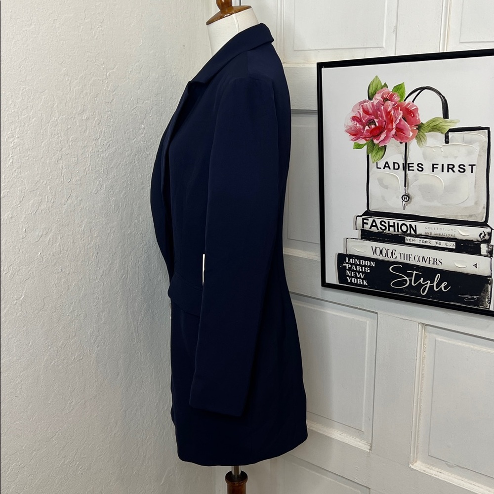 NWT Superdown Navy Button Front Blazer Dress size… - image 4